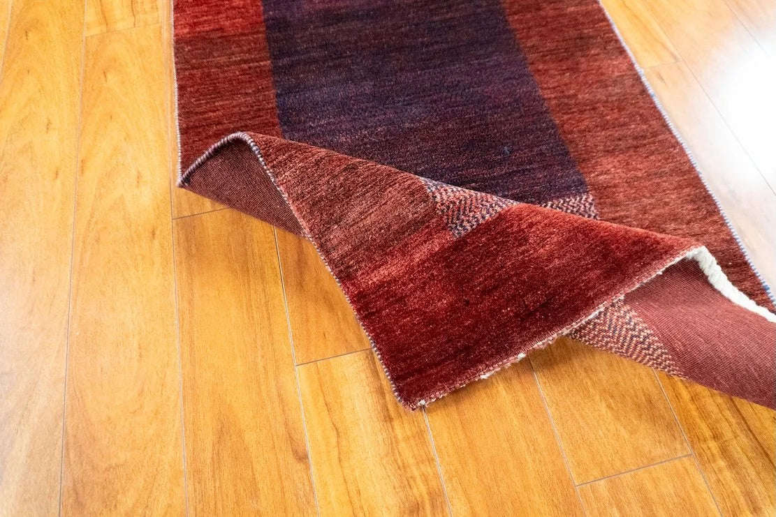2'6"x 12'7" Gabbeh, Tribal