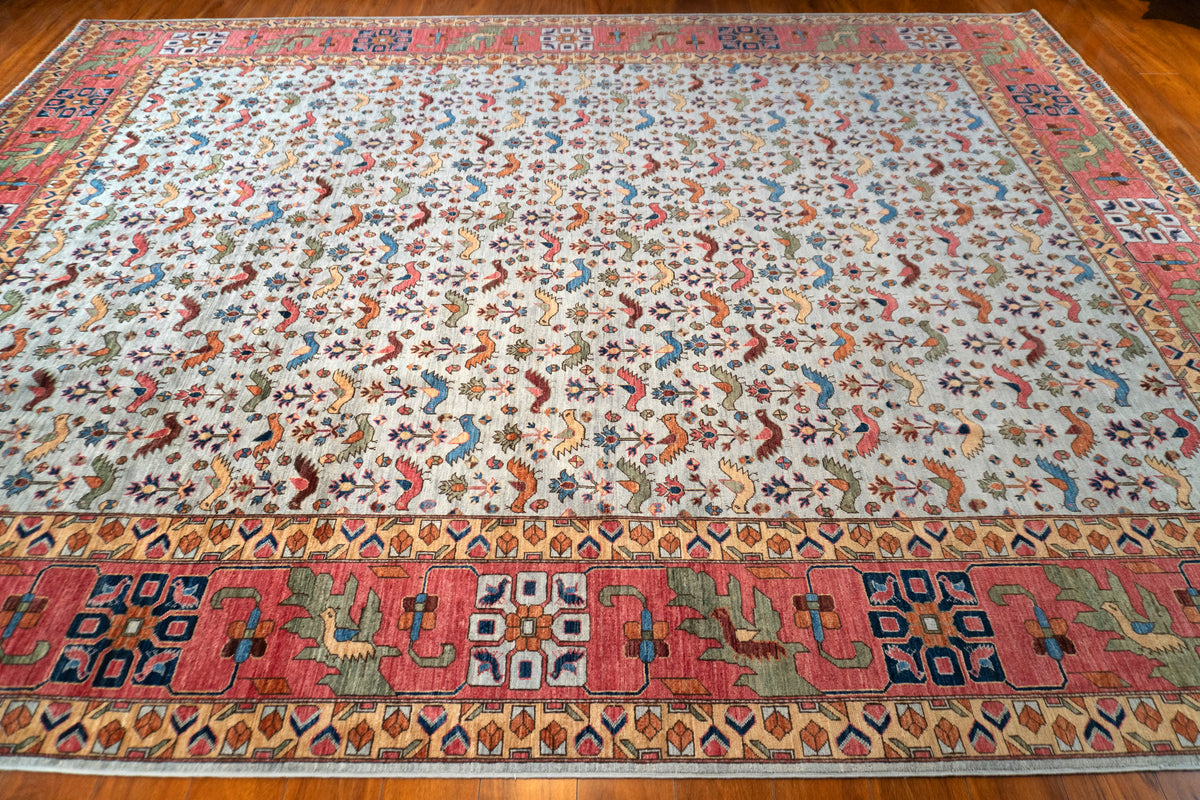 9'1"×11'10" Qashqaii, Tribal