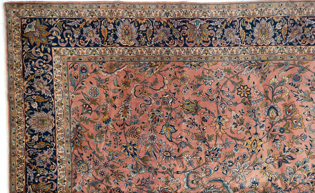 9'7"×16'1" Kashan, Antique