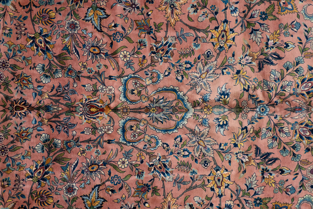 9'7"×16'1" Kashan, Antique