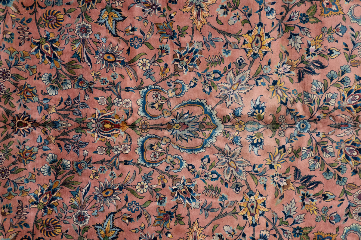 9'7"×16'1" Kashan, Antique