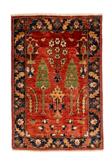 2'0"×2'10" Cypress, Tribal