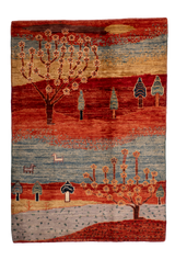 2'1"×3'0" Luri Gabbeh, Tribal