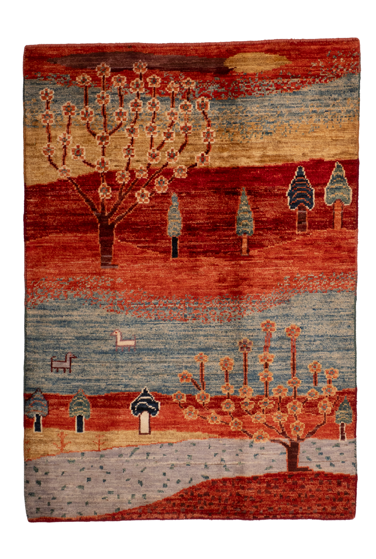 2'1"×3'0" Luri Gabbeh, Tribal