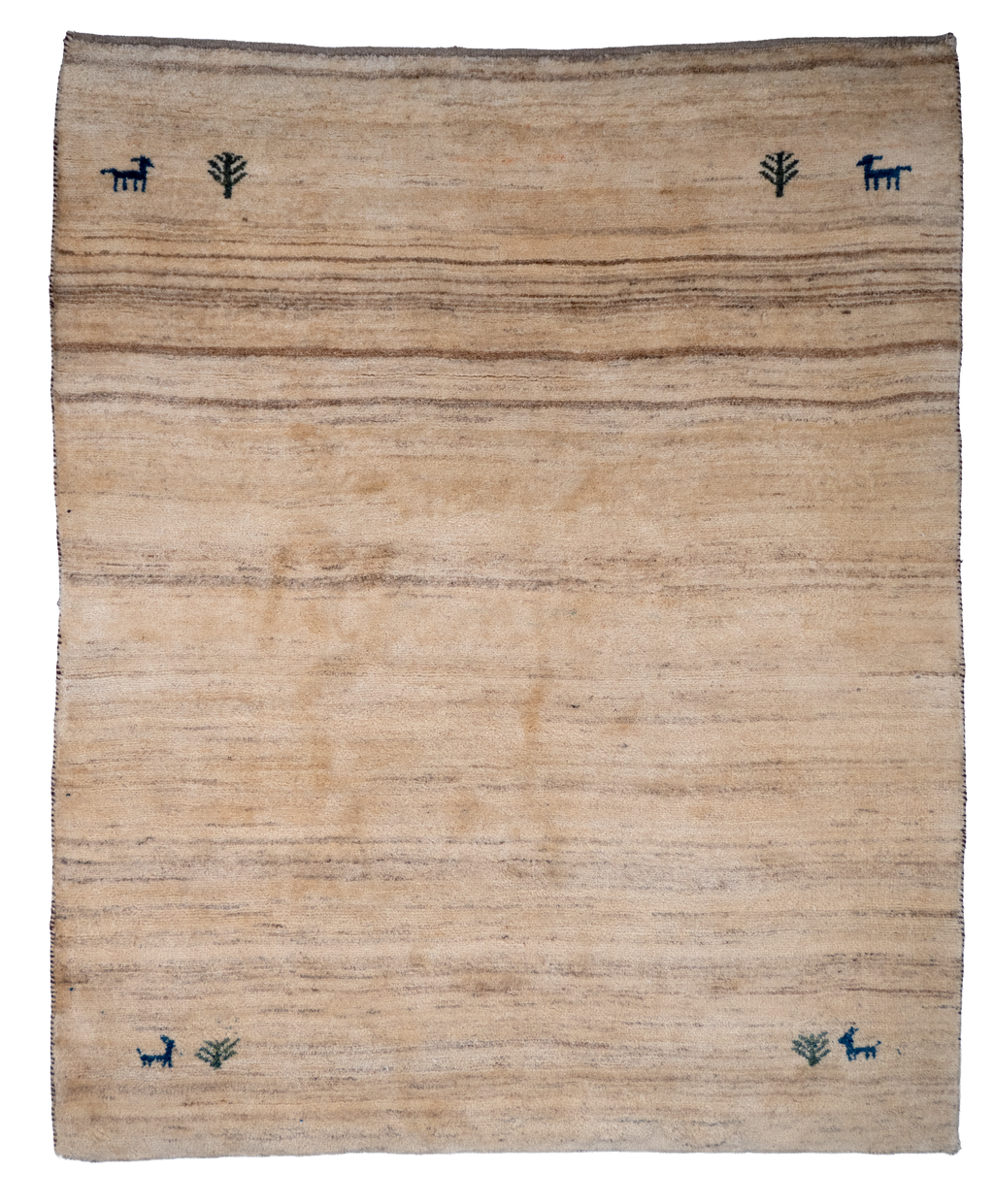 5'1"×6'1" Gabbeh, Tribal