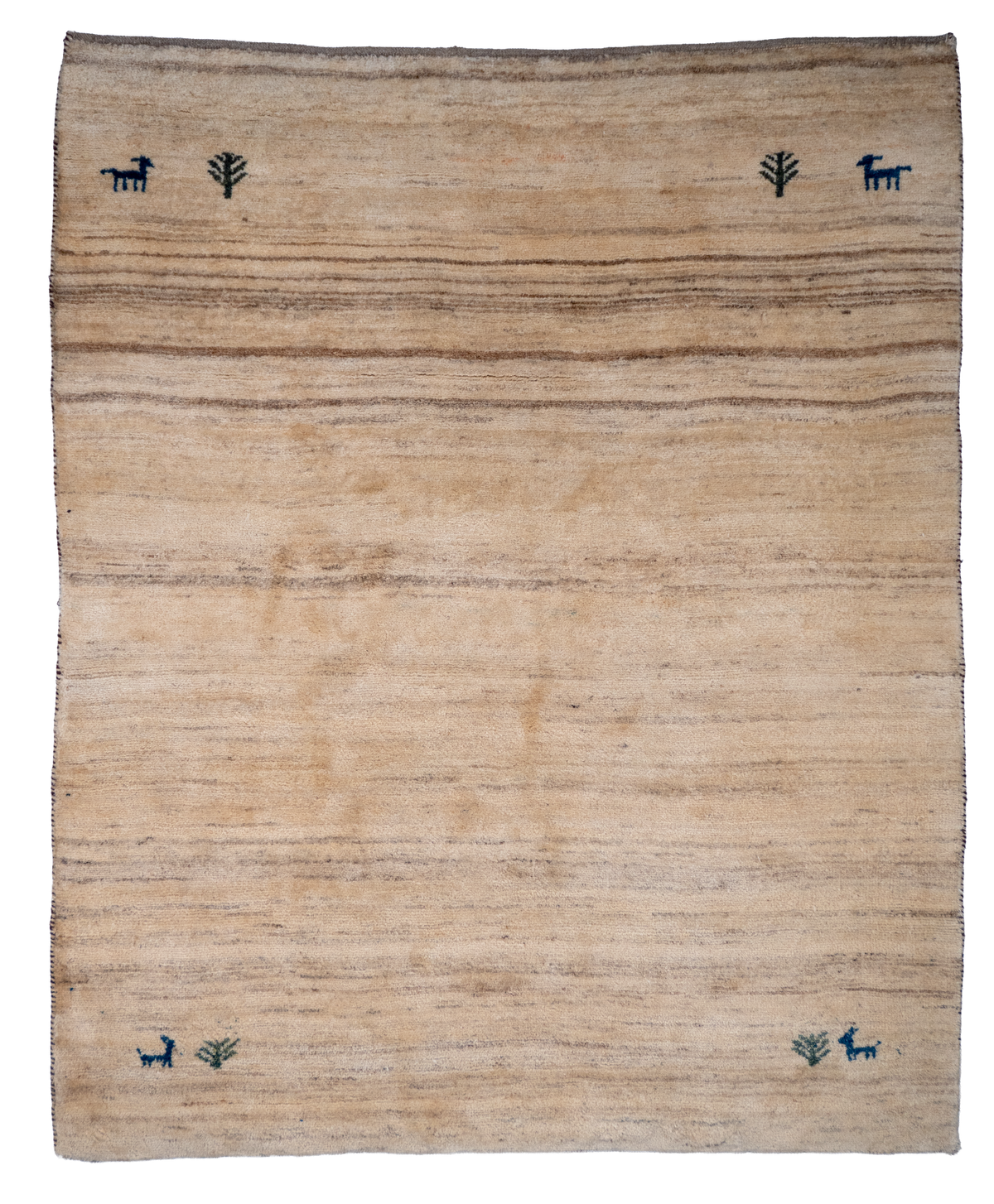 5'1"×6'1" Gabbeh, Tribal