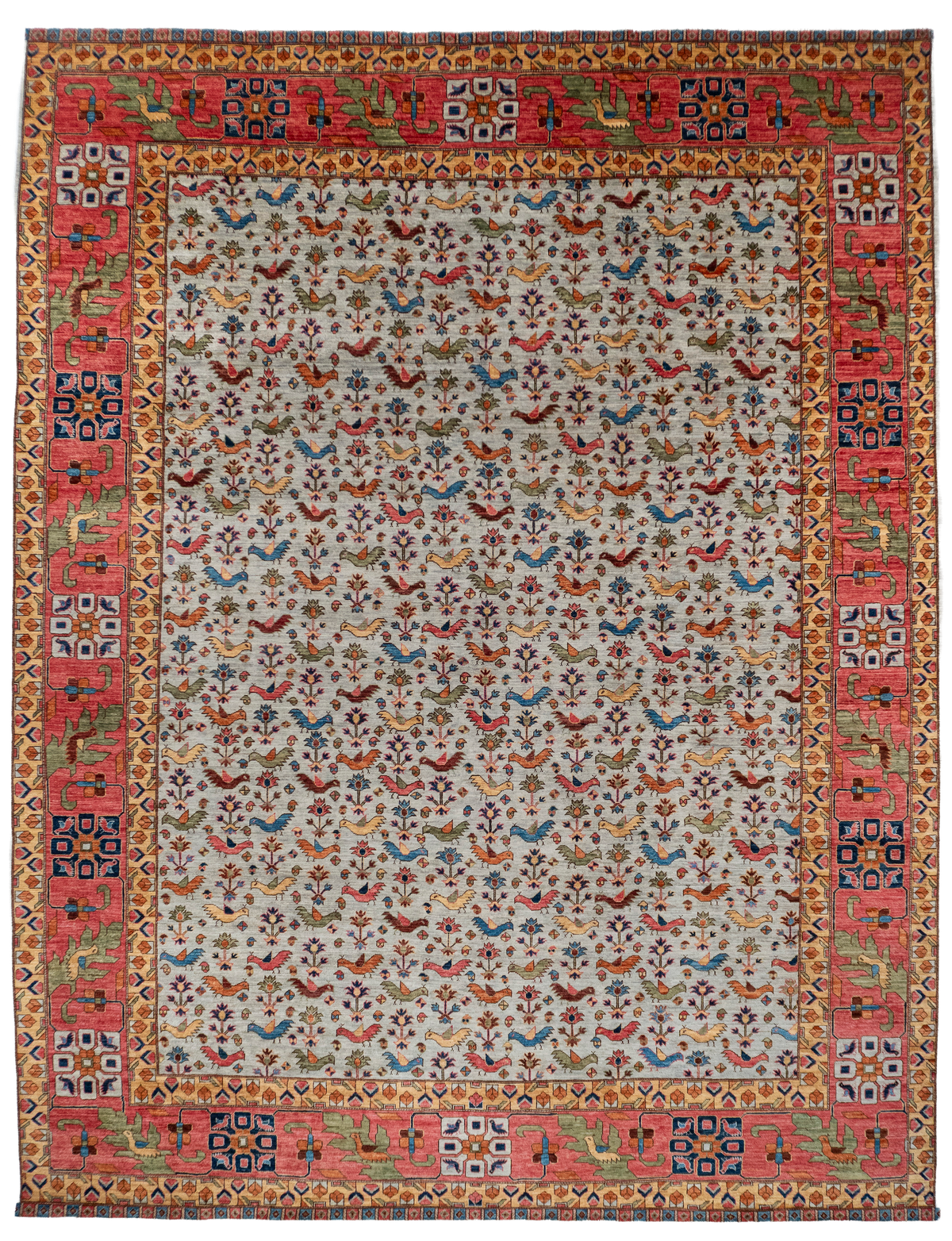 9'1"×11'10" Qashqaii, Tribal