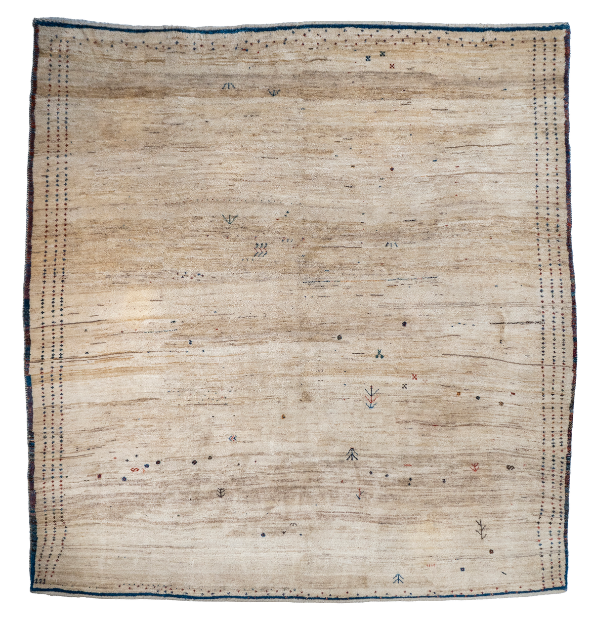 8’3”X8’8” Gabbeh, Tribal