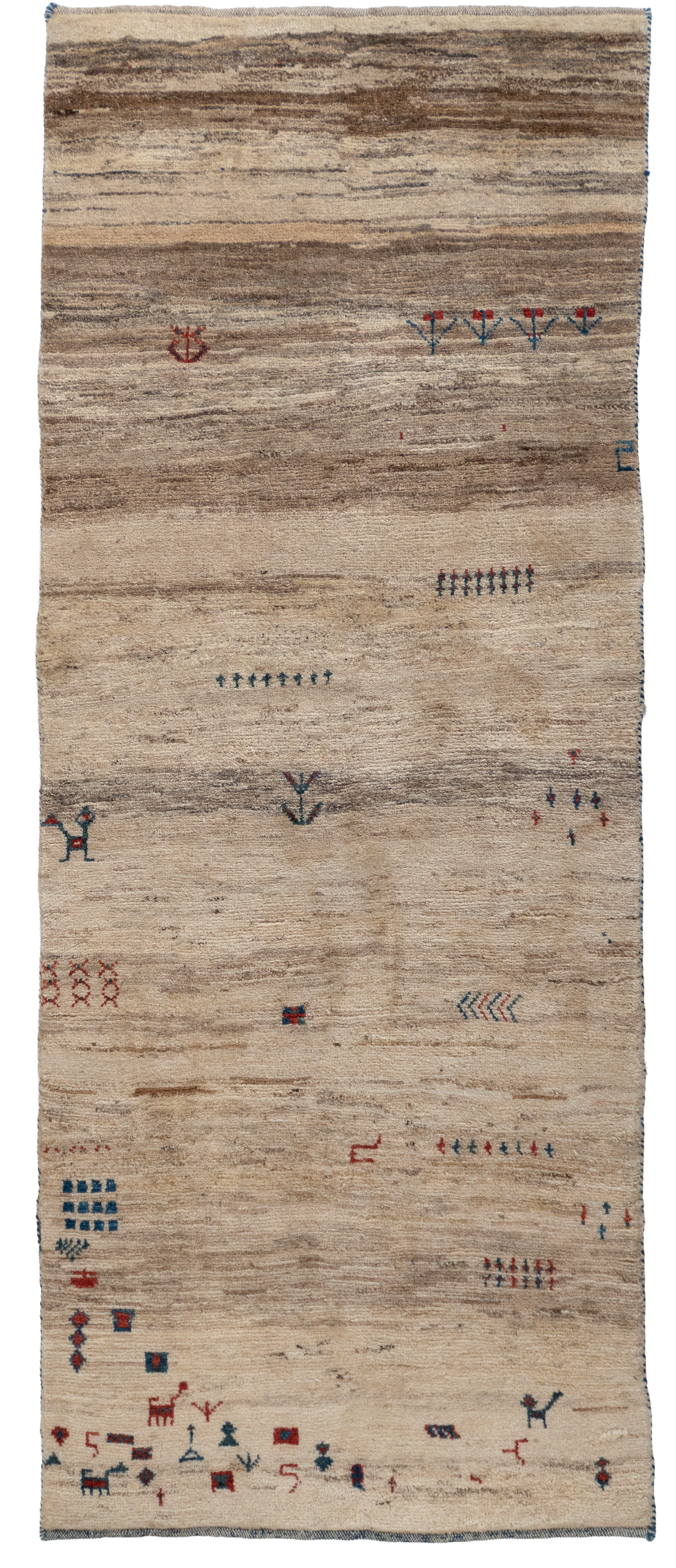 3'1"×7'11" Gabbeh, Tribal