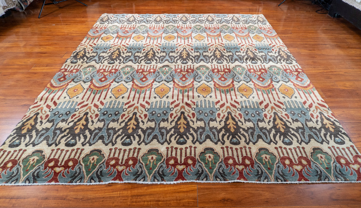 8’x9’8” Ikat, Transitional
