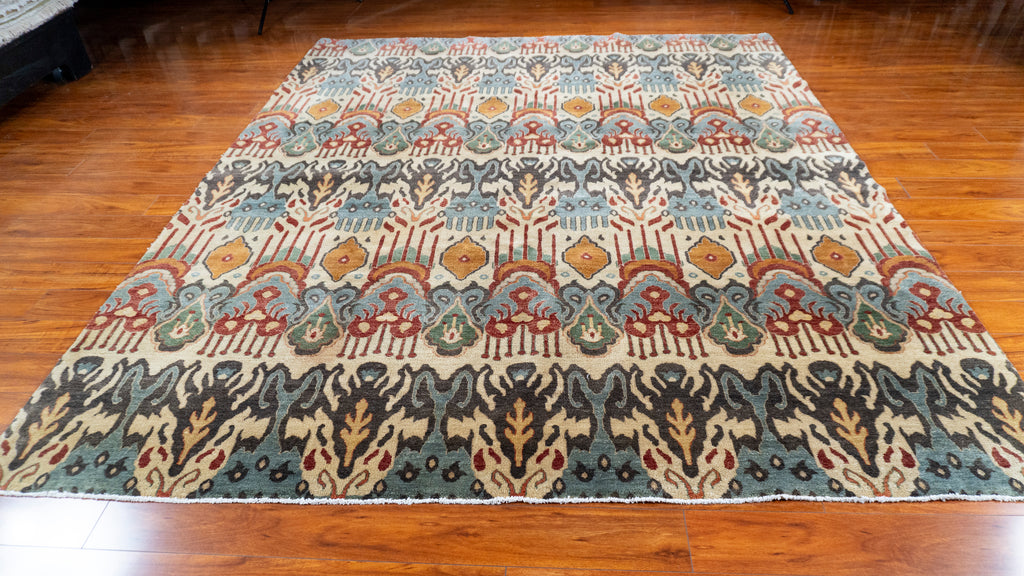 8’x9’8” Ikat, Transitional