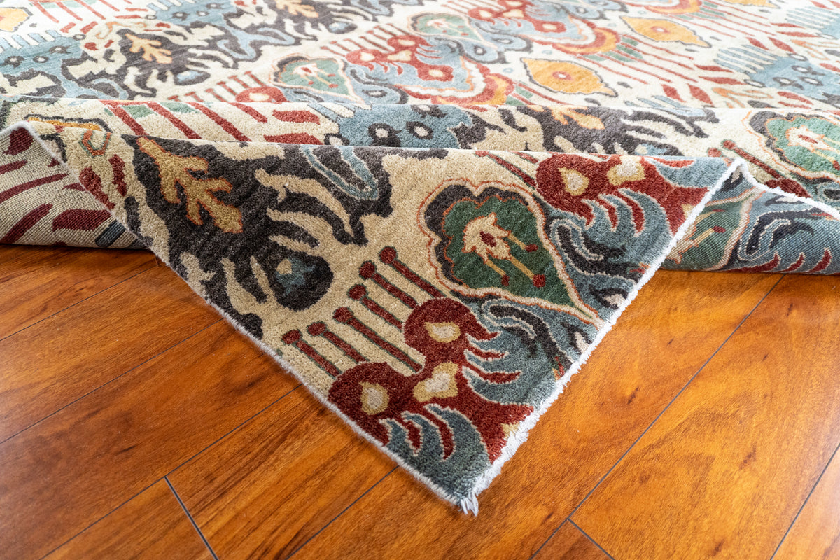 8’x9’8” Ikat, Transitional