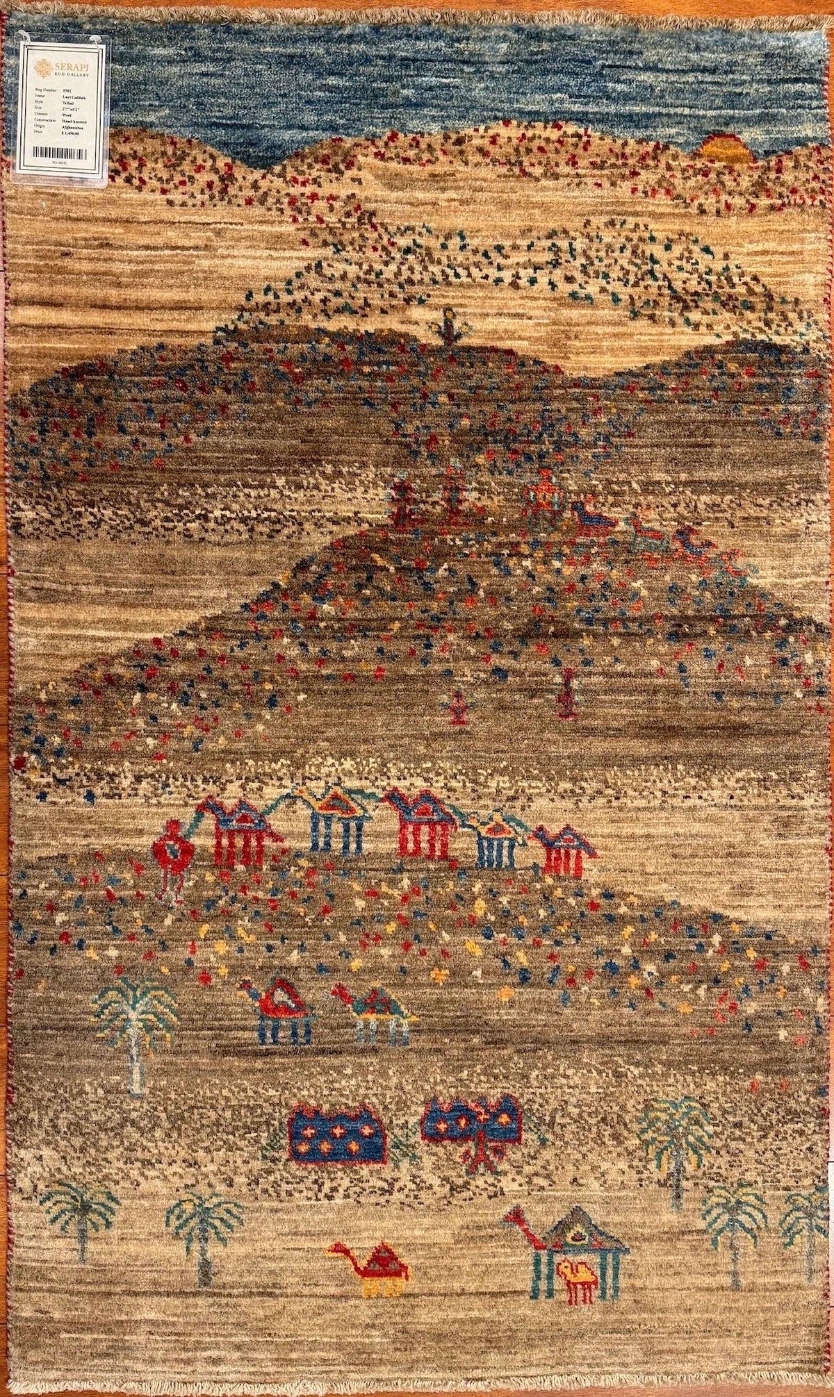 2'7"x4'2" Luri Gabbeh, Tribal