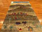2'7"x4'2" Luri Gabbeh, Tribal