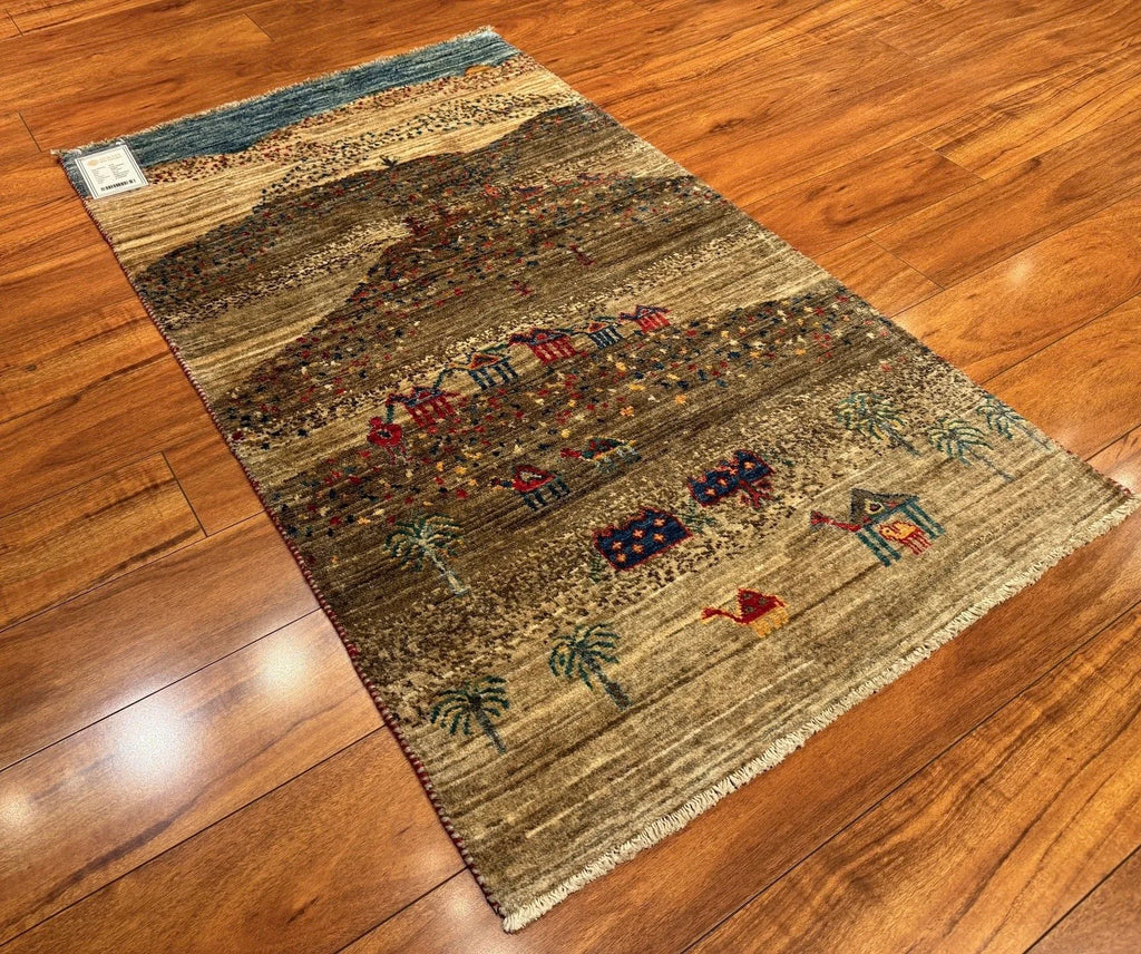 2'7"x4'2" Luri Gabbeh, Tribal
