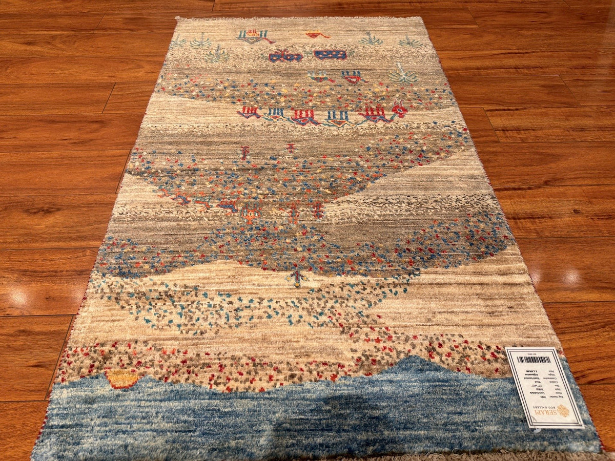 2'7"x4'2" Luri Gabbeh, Tribal