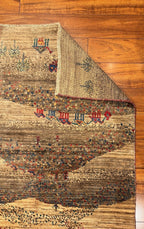 2'7"x4'2" Luri Gabbeh, Tribal