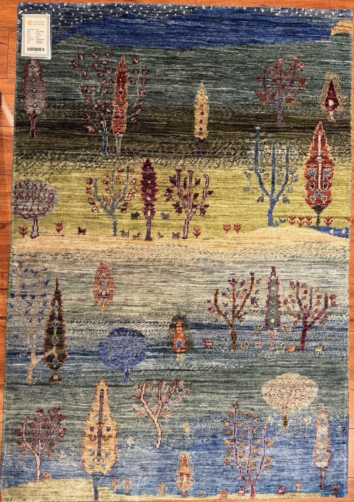3'3"x4'9" Luri Gabbeh, Tribal