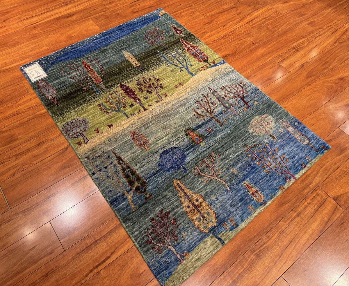 3'3"x4'9" Luri Gabbeh, Tribal