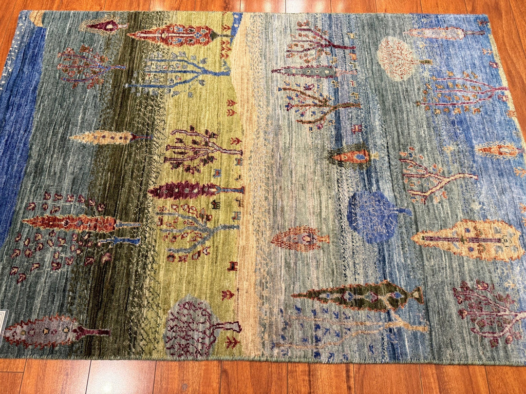 3'3"x4'9" Luri Gabbeh, Tribal