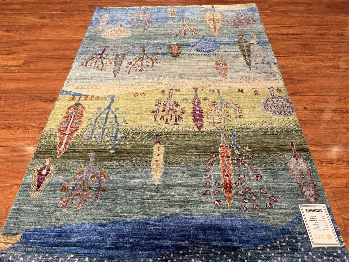 3'3"x4'9" Luri Gabbeh, Tribal