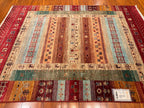4'2"x5'7" Gabbeh, Tribal