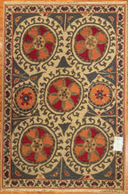 4x6 Soumak Indian Tribal Rug