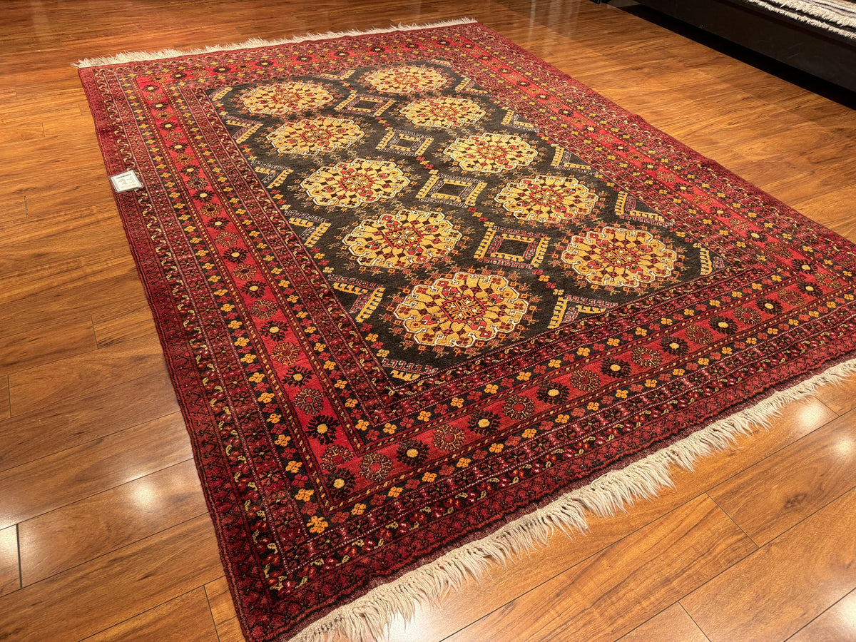 7'x9'1" Turkmen, Tribal