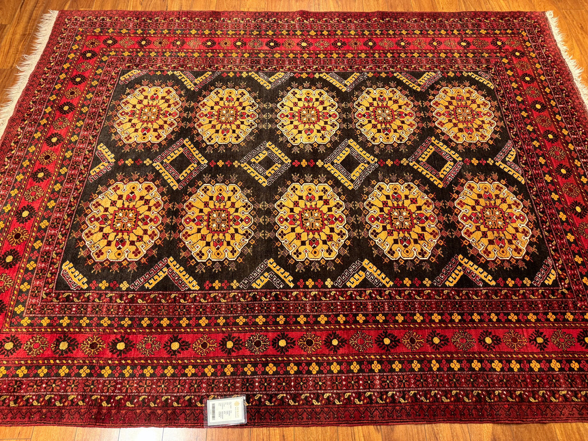7'x9'1" Turkmen, Tribal