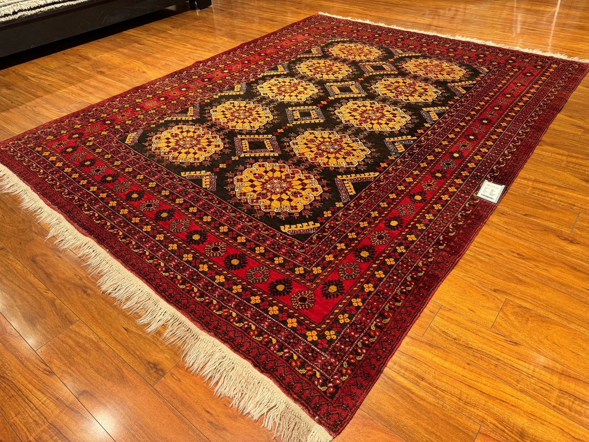 7'x9'1" Turkmen, Tribal