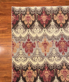 7'2"x10'4" Ikat, Transitional