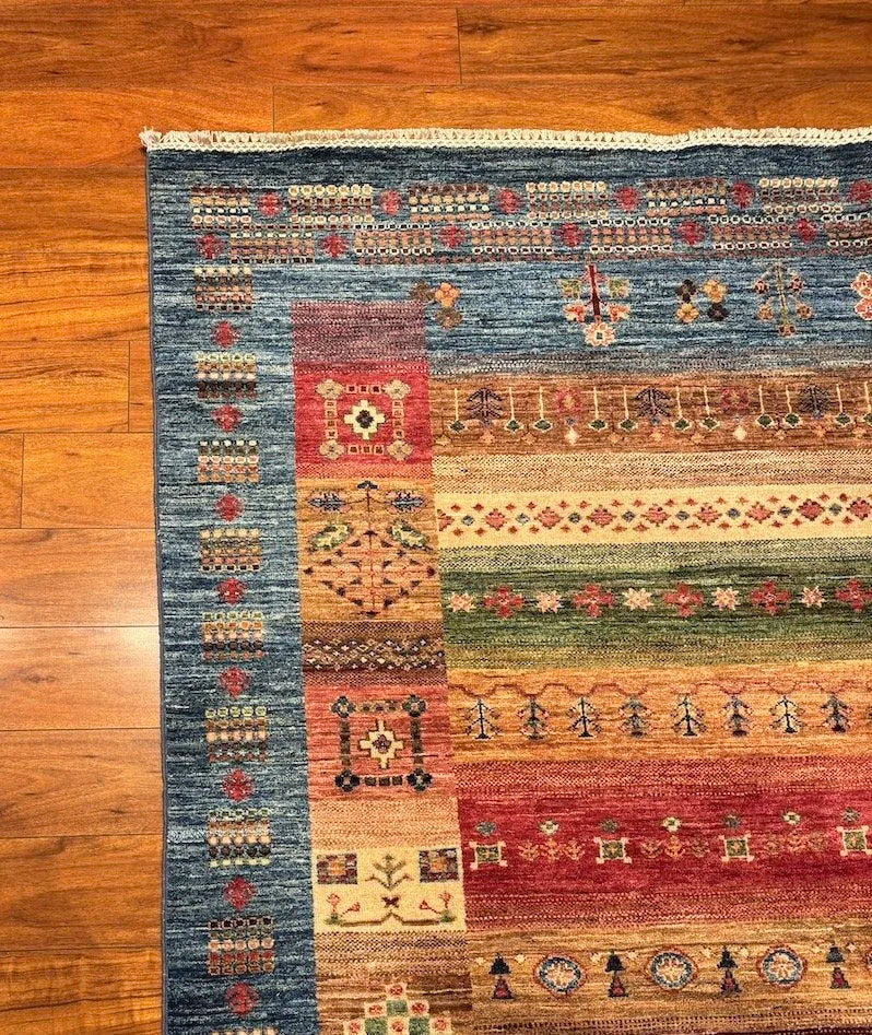 6'10"x9'5" Gabbeh, Tribal