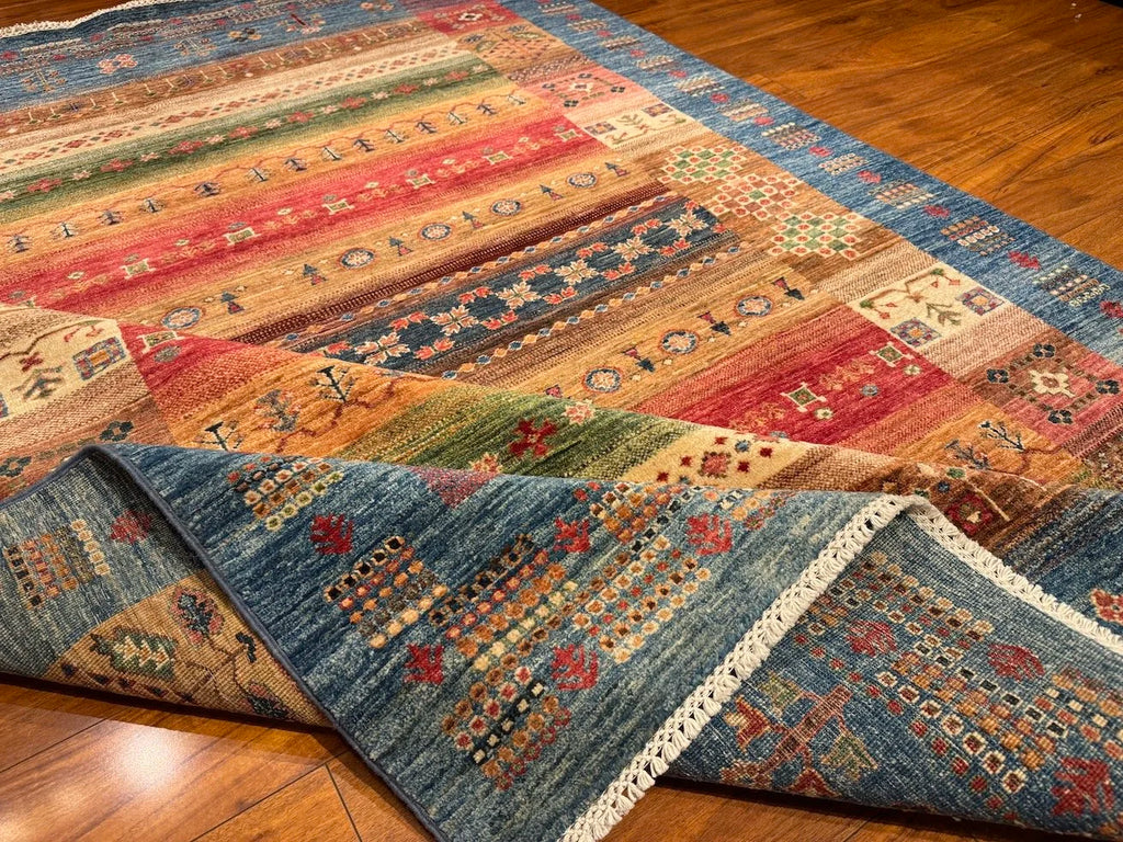 6'10"x9'5" Gabbeh, Tribal
