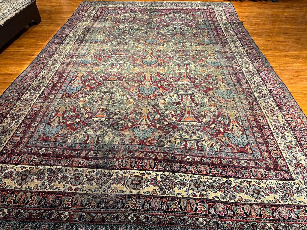 8'9"x13'4" Kerman, Antique