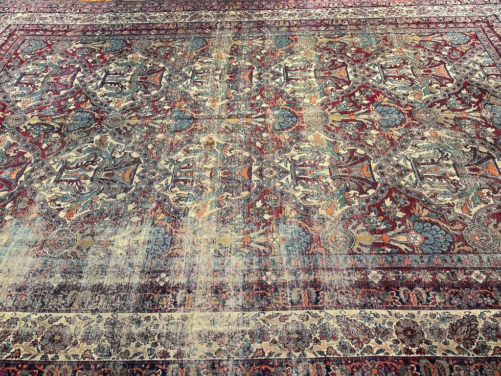8'9"x13'4" Kerman, Antique