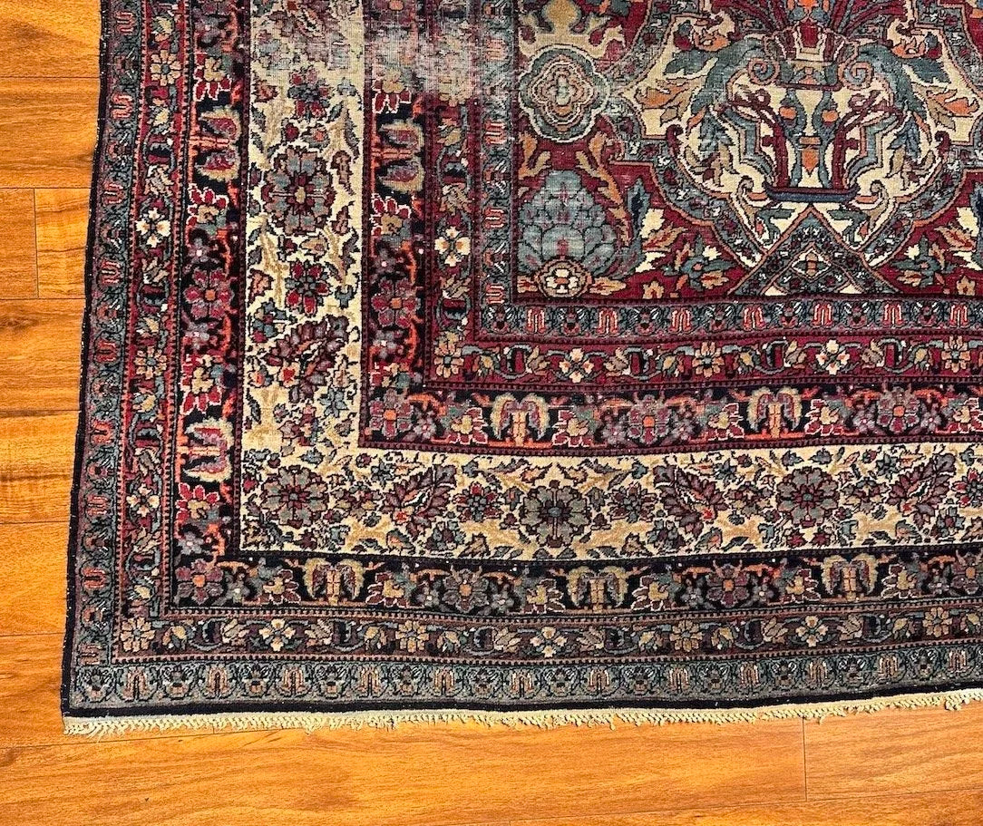 8'9"x13'4" Kerman, Antique