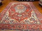 9'10"x13'4" Serapi, Antique