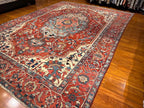 9'10"x13'4" Serapi, Antique