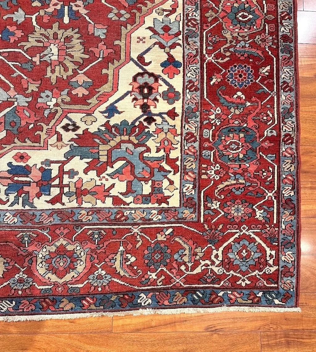 9'10"x13'4" Serapi, Antique