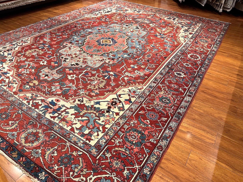 9'10"x13'4" Serapi, Antique