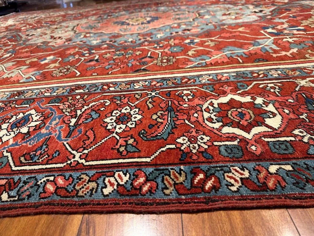 9'10"x13'4" Serapi, Antique