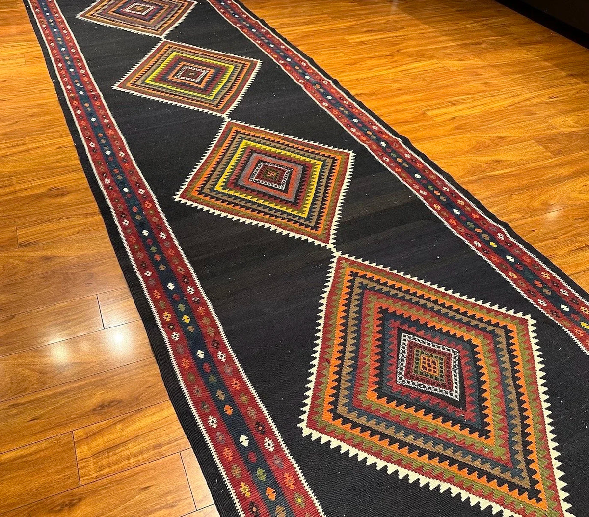 4'7"x14'7" Kilim, Persian