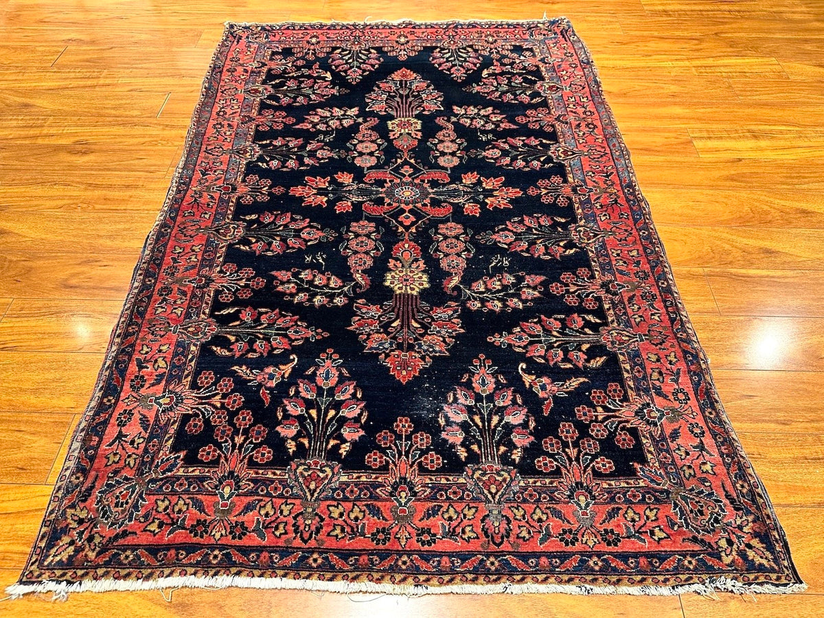 4'1"x6'5" Sarouk Mohajeran, Antique