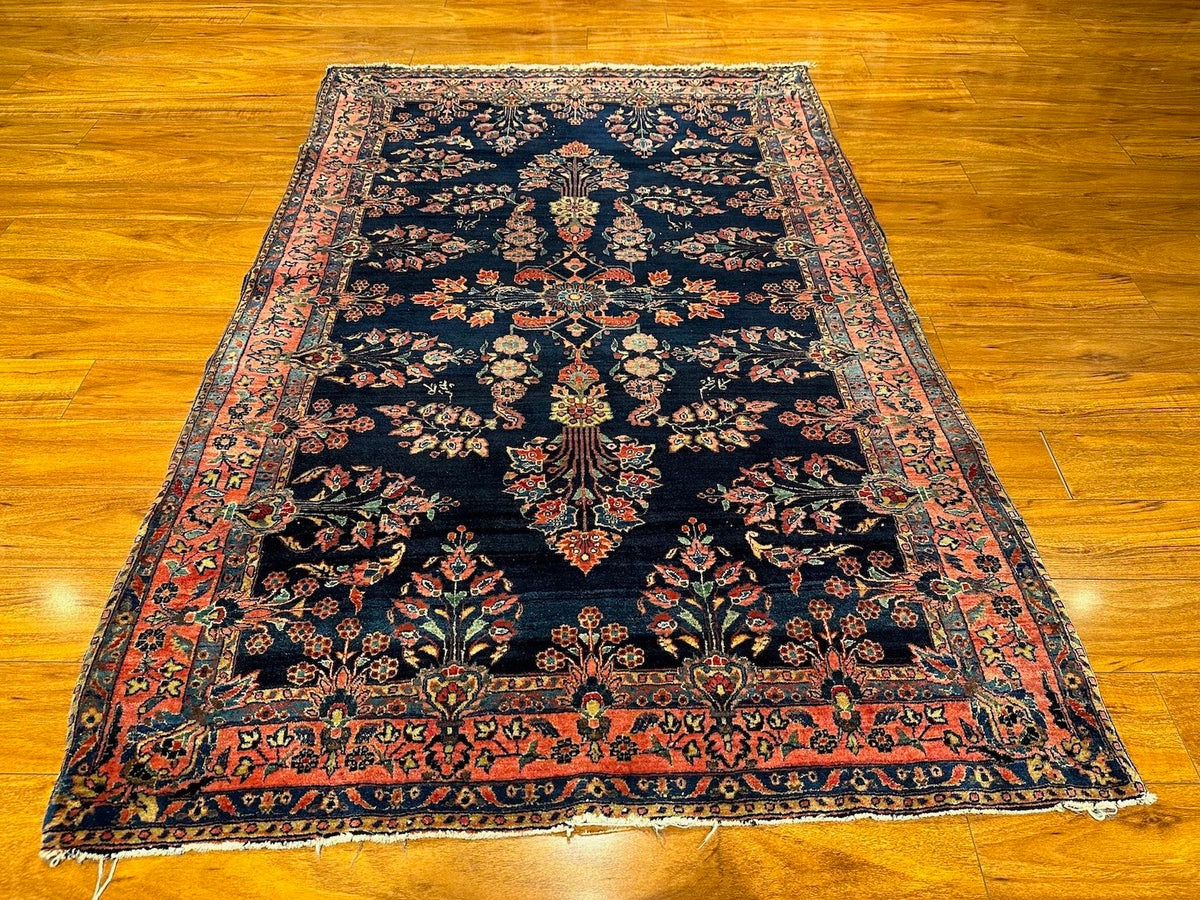 4'1"x6'5" Sarouk Mohajeran, Antique