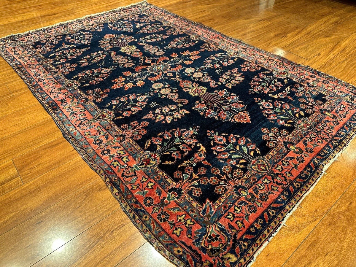 4'1"x6'5" Sarouk Mohajeran, Antique