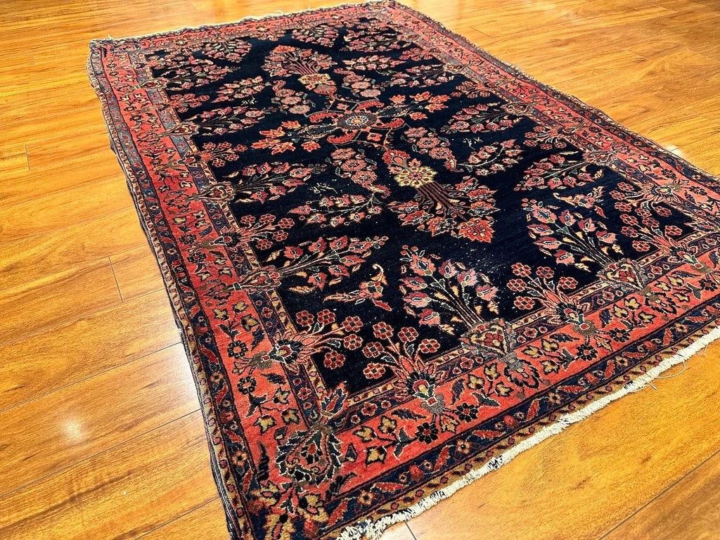 4'1"x6'5" Sarouk Mohajeran, Antique