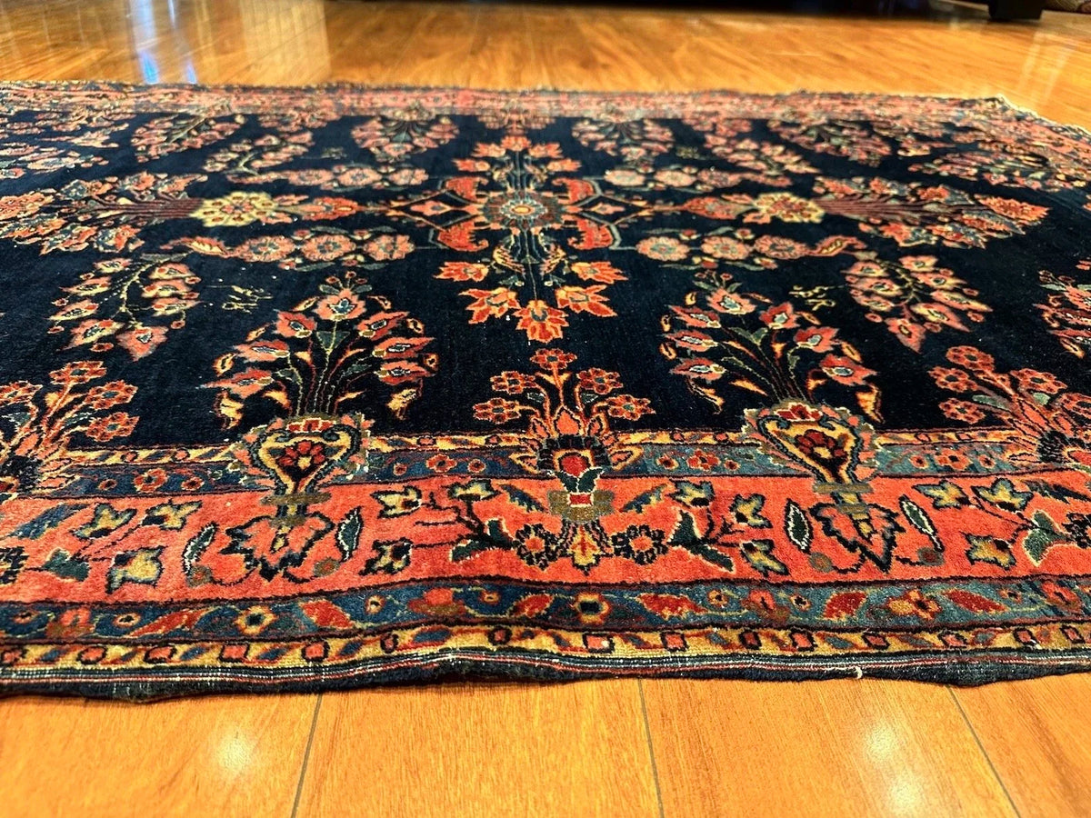 4'1"x6'5" Sarouk Mohajeran, Antique