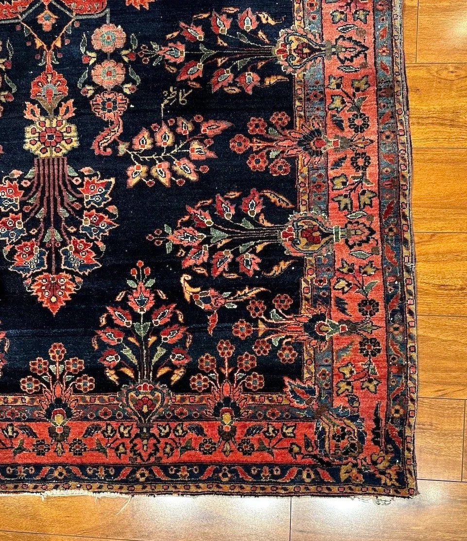 4'1"x6'5" Sarouk Mohajeran, Antique