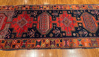 3'7"x11'9" Kazak, Antique