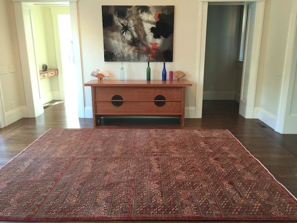 8'11 X 11' 8" Verneh, Tribal